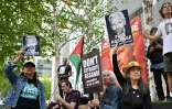 Manifestation contre l'extradition de Julian Assange, le 17 juin 2022 à Londres