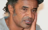 Le nouveau capitaine de l'équipe de France de Coupe Davis Yannick Noah en conférence de presse, le 22 septembre 2015 à Paris
