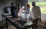 Le dépouillement des bulletins de vote à Freetown, le 24 juin 2023 en Sierra Leone