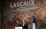 François Hollande a inauguré Lascaux 4 le 10 décembre 2016 avant son ouverture au public