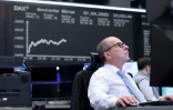 Un trader à la Bourse de Francfort, le 7 avril 2025