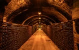 La cave de la maison Bollinger, le 2 décembre 2020 à Ay, près d'Epernay, en France