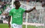 L'attaquant de Saint-Etienne Jonathan Bamba, buteur face à Nantes, le 20 septembre 2015 à Geoffroy Guichard 