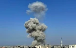Bombardement israélien sur Rafah, dans le sud de la bande de Gaza, le 9 novembre 2023