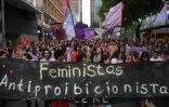 Manifestation à l'occasion de la Journée internationale des droits des femmes, le 8 mars 2020 à Sao Paulo, au Brésil