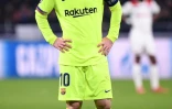 L'Argentin Lionel Messi lors du huitième de finale aller de Ligue des champions Lyon-Barcelone le 19 février 2019