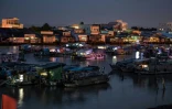 Vue sur le marché flottant de Cai Rang, dans le delta du Mékong, au Vietnam, le 17 juillet 2017