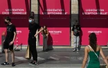 "Liquidation exceptionnelle", des affiches annoncent la couleur, le 4 septembre 2021 au magasin Printemps de Strasbourg, qui ferme définitivement