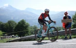 Kévin Vauquelin lors du contre-la-montre entre Loudenvielle et Peyragudes, le 18 juillet 2025