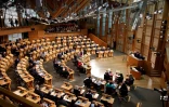 Le Parlement écossais en session sur la question du Brexit, le 7 février 2017 à Edimbourg