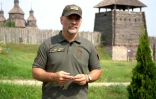 Maksym Ostapenko, directeur de l'île-musée de Khortytsia, le 12 août 2022 à Zaporijjia, en Ukraine