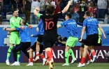 Le gardien Danijel Subasic héros de la Croatie après avoir éliminé le Danemark aux tirs au but à Nijni Novgorod, le 1er juillet 2018