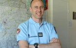 Arnaud Beltrame, sur une photo prise en 2013 à Avranches et obtenue le 23 mars 2018 auprès du journal local La Gazette de la Manche le 24 mars 2018