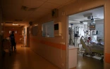 Service de réanimation à l'hôpital de Bry-sur-Marne le 15 avril 2021