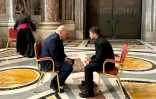 Rencontre entre Donald Trump et Volodymyr Zelensky en marge des funérailles du pape François au Vatican, le 26 avril 2025