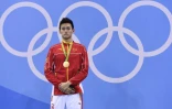 Le Chinois Sun Yang, champion olympique sur 200 m nage libre, la 8 août 2016 à Rio