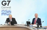Le Premier ministre britannique Boris Johnson et le président américain Joe Biden au sommet du G7 à Carbis Bay, le 12 juin 2021