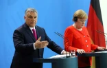 Le Premier ministre hongrois Viktor Orban et la chancelière allemande Angela Merkel, le 5 juillet 2018 à Berlin