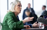 Marine Le Pen, présidente du groupe parlementaire du RN, le 17 janvier 2026 à Marseille