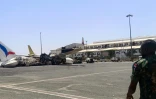 Un avion détruit sur l'aéroport de Khartoum, repris la veille par l'armée soudanaise, le 27 mars 2025