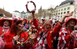 Lancement du carnaval de Cologne, le 11 novembre 2015, en Allemagne