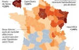 Surmortalité en France, selon des données comparatives 2019 et 2020 de l'Insee