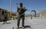 Un soldat afghan à Bagram, au nord de Kaboul, le 2 juillet 2021.