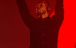 Le rappeur américain Kendrick Lamar se produit sur la scène du festival californien de Coachella, à Indio, le 16 avril 2017