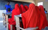 La classe d'école où étudie Halima à Wajir (nord-est du Kenya), le 28 septembre 2016