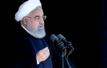 Le président iranien Hassan Rohani prononce un discours le 6 mai 2018 à Sabzevar, dans le nord-est du pays