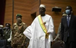 Le président malien de transition Bah Ndaw lors de sa prise de fonctions à Bamako le 25 septembre 2020