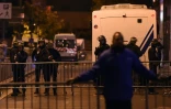 Les forces de l'ordre aux abords du Stade de France, à Saint-Denis, après les attaques de Paris, le 13 novembre 2015