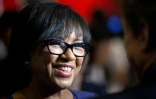 La présidente de l'académie du cinéma, Cheryl Boone Isaacs, le 14 janvier 2016 à Los Angeles