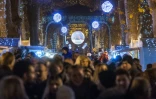 La foule le 13 décembre 2015 dans le centre de Zagreb 