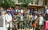 Des combattants anti-talibans se rassemblent dans le district de Khenj, dans la vallée du Panchir le 31 août 2021