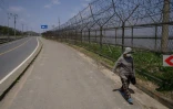 La Zone démilitarisée (DMZ) sépare les deux Corées, le 23 avril 2020