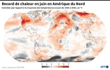 Record de chaleur en juin en Amérique du Nord
