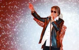Jacques Dutronc en concert le 26 septembre 2016 Ă Paris, lors de la Semaine de la mode
