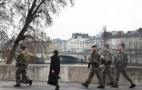 Des militaires déployés le 18 décembre 2016 à Paris dans le cadre du plan "Vigipirate"