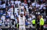 Le capitaine de Lyon Alexandre Lacazette, auteur d'un doublé contre Lorient, au Groupama Stadium, le 8 octobre 2023