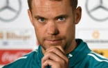 Manuel Neuer, capitaine et gardien de l'équipe d'Allemagne de football, en conférence de presse, le 4 septembre 2018 à Munich
