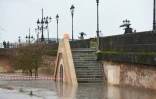 Crue de la Garonne à Bordeaux le 12 février 2016