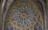La rosace de la cathédrale de Metz, le 20 mars 2021