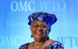 La Nigériane Ngozi Okonjo-Iweala lors d'une audition à l'OMC, le 15 juillet 2020 à Genève