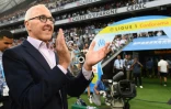 Le propriétaire américain de l'Olympique de Marseille Frank McCourt, lors de la réception de Toulouse au Vélodrome, le 10 août 2018