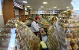 La pâtisserie de Mazen Obeido, réfugié syrien, le 28 octobre 2017 )à Irbid (nord de la Jordanie)