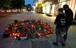 Des bougies et des fleurs en mémoire de la victime d'un meurtre à Chemnitz (Allemagne) le 30 août 2018
