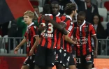 L'attaquant italien Mario Balotelli brille à l'OGC Nice, ici après son 2e but contre Monaco, le 21 septembre 2016