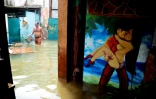Une rue de La Havane inondée par l'ouragan Irma, le 10 septembre 2017