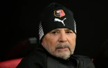 L'entraîneur argentin de Rennes Jorge Sampaoli lors de la large victoire face à Saint-Etienne (5-0), le 30 novembre 2024 à Rennes